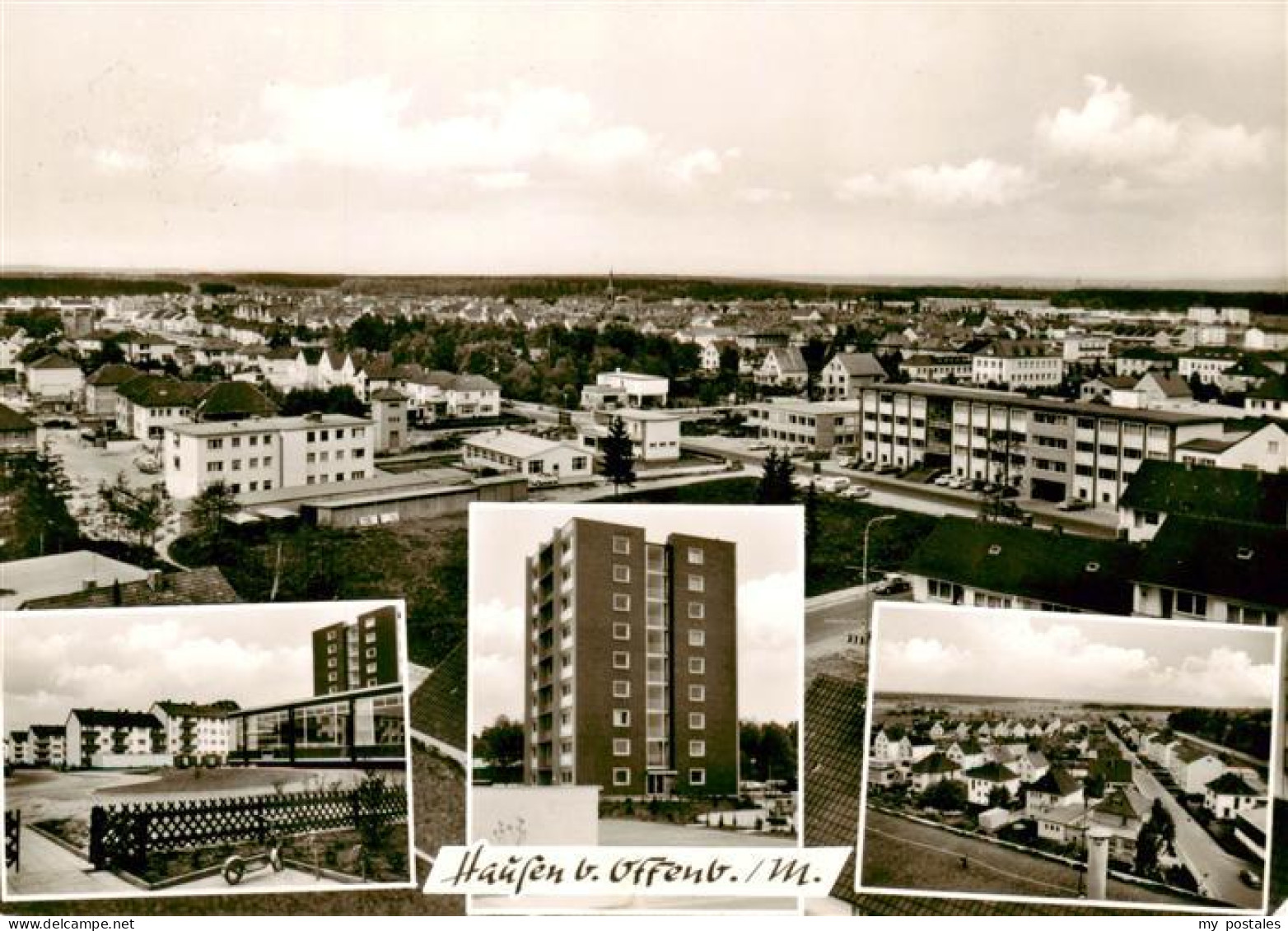 Hausen Offenbach Panorama Siedlungen Hochhaus