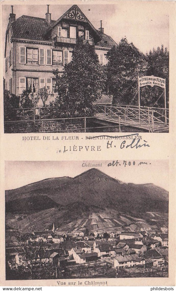 HAUT RHIN  LIEPVRE Hotel de la fleur