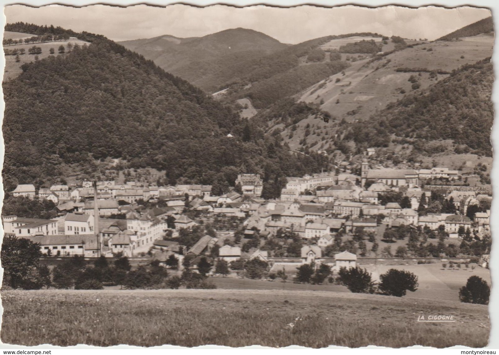 Haut Rhin :  SAINTE  CROIX  aux  MINES  : vue   1960