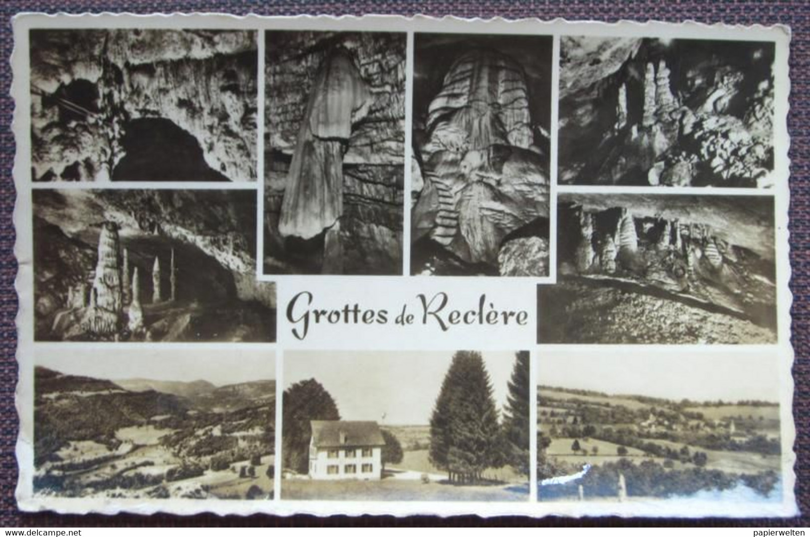 Haute-Ajoie (JU) Réclère - Mehrbildkarte "Grottes de Réclère"