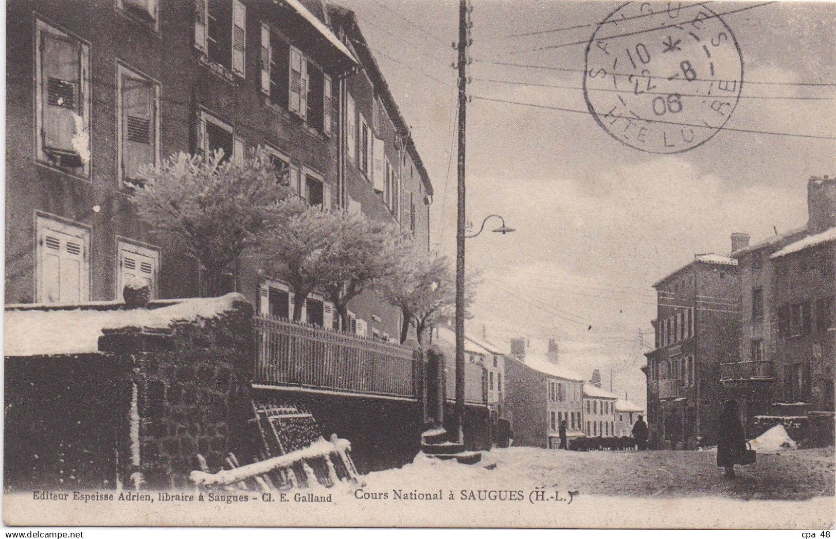 HAUTE LOIRE : Saugues, Cours National à Saugues