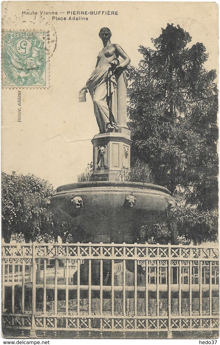 Haute-Vienne - Pierre-Buffière - Place Adeline