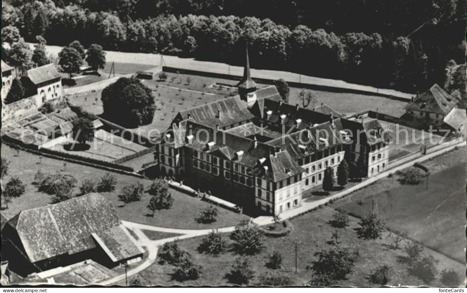 Hauterive FR Fliegeraufnahme