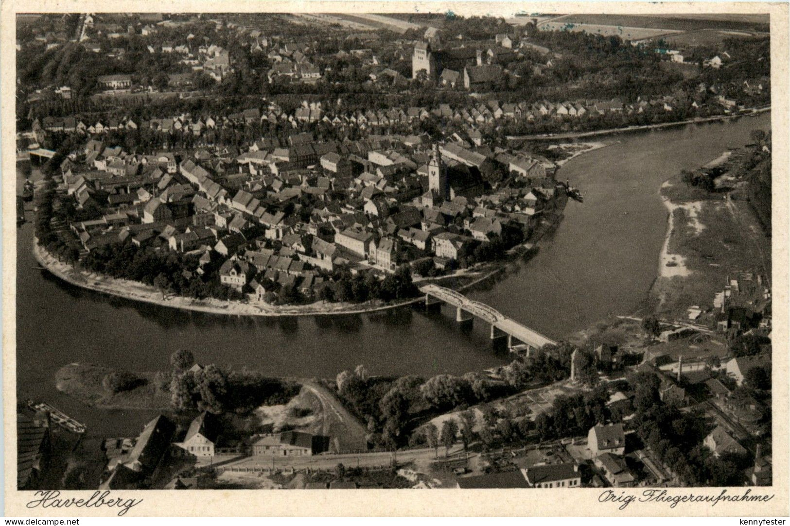 Havelberg - Fliegeraufnahme