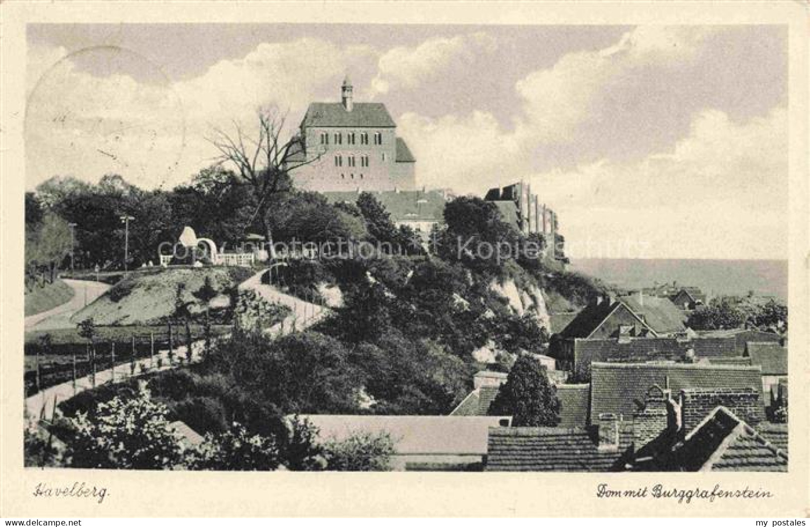 Havelberg Stendal Sachsen-Anhalt Dom mit Burggrafenstein