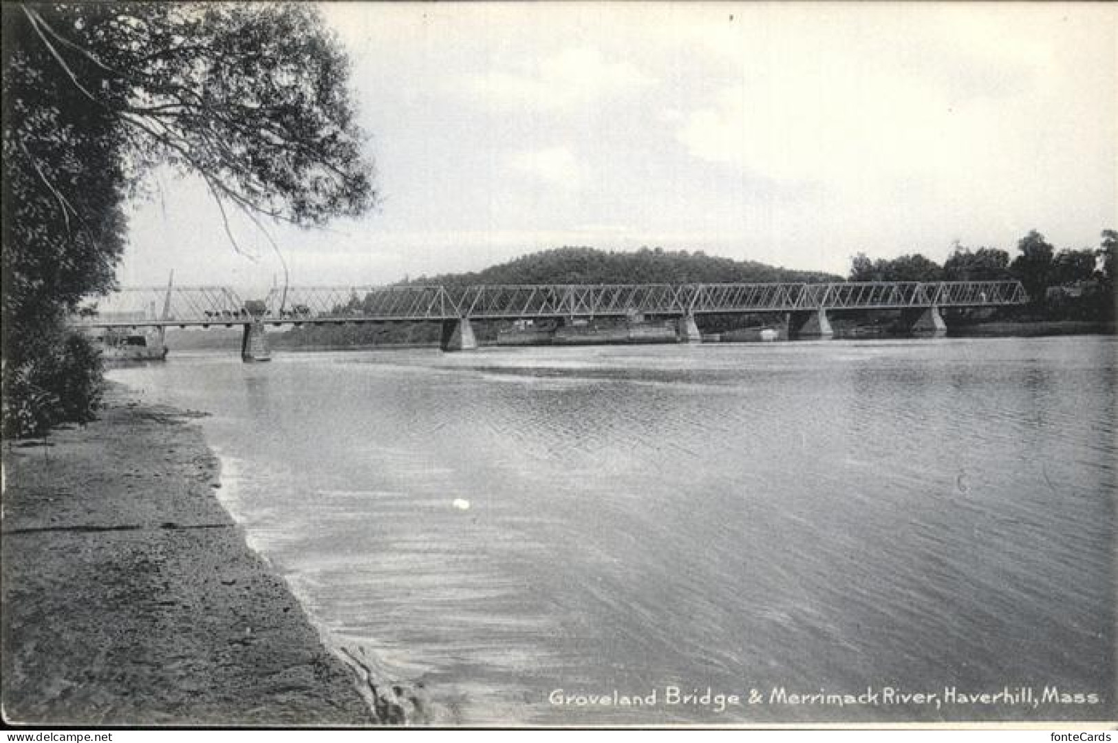 Haverhill Massachusetts Groveland Bridge Merrimack River