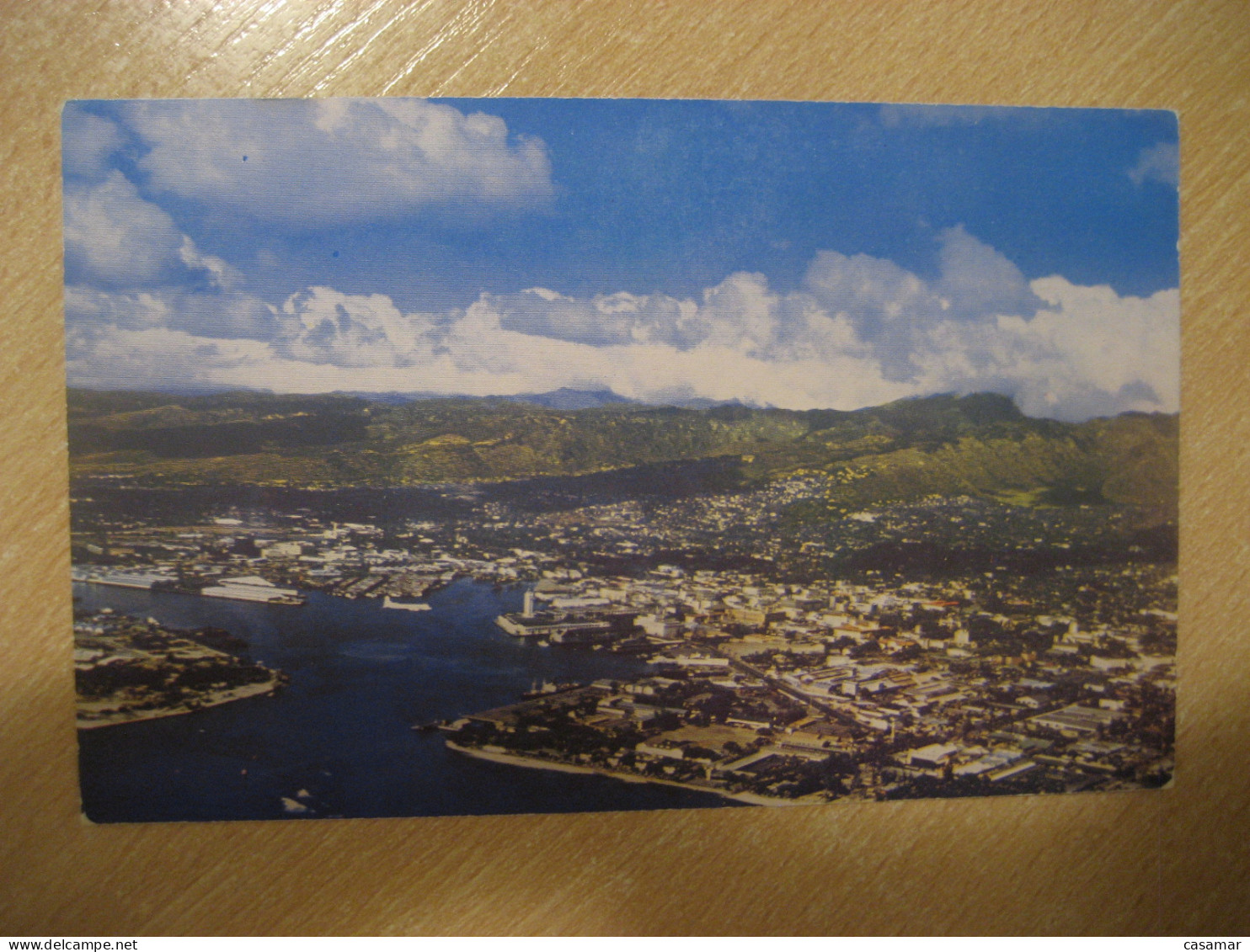 HAWAII Honolulu Island of Oahu postcard USA