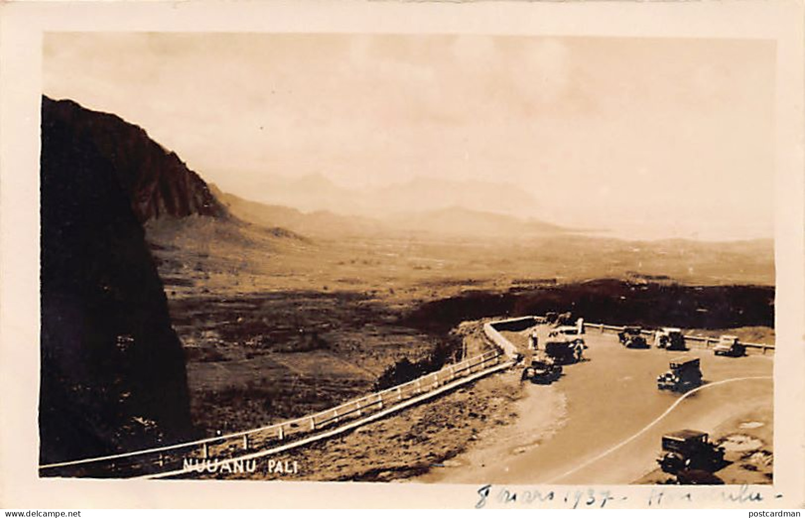 Hawaii - HONOLULU - Nuʻuanu Pali - REAL PHOTO