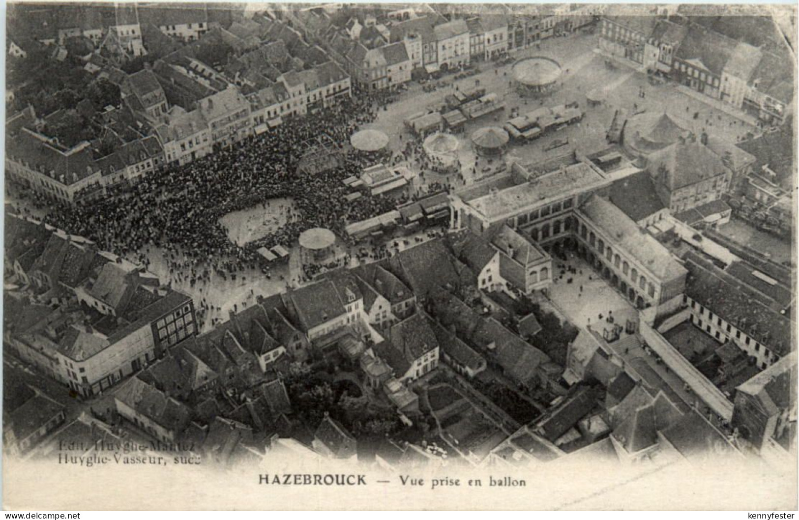 Hazebrouck - Vue prise en ballon
