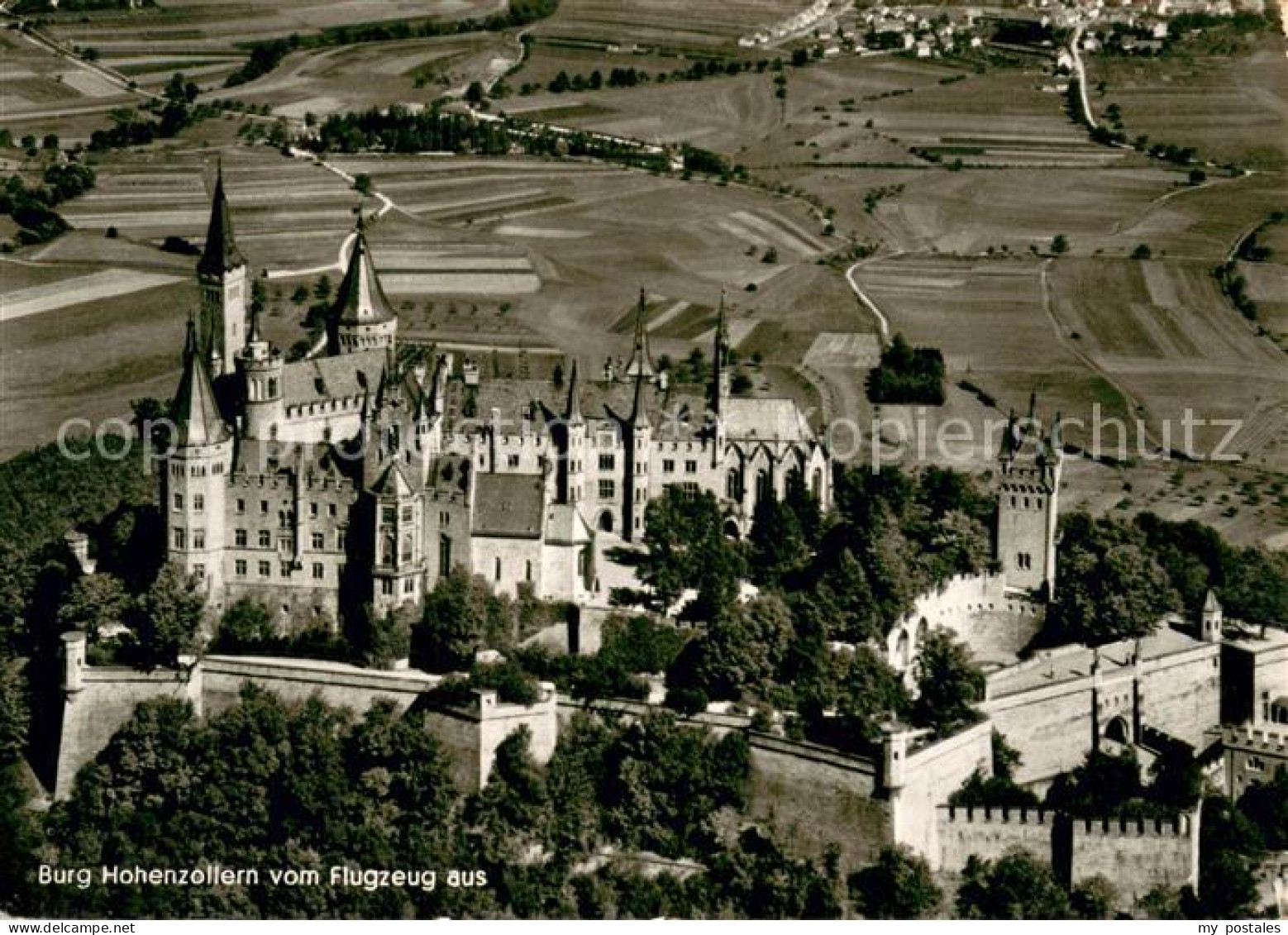 Hechingen Burg Hohenzollern Fliegeraufnahme