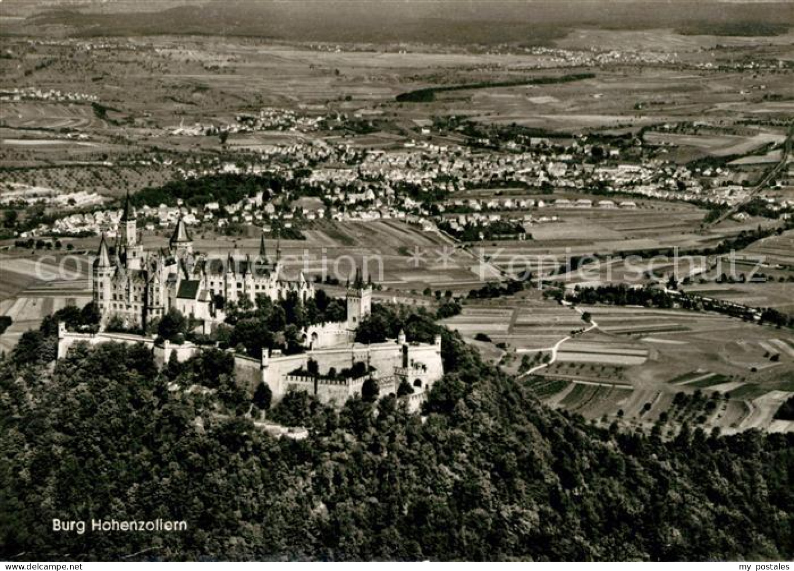 Hechingen Burg Hohenzollern Fliegeraufnahme