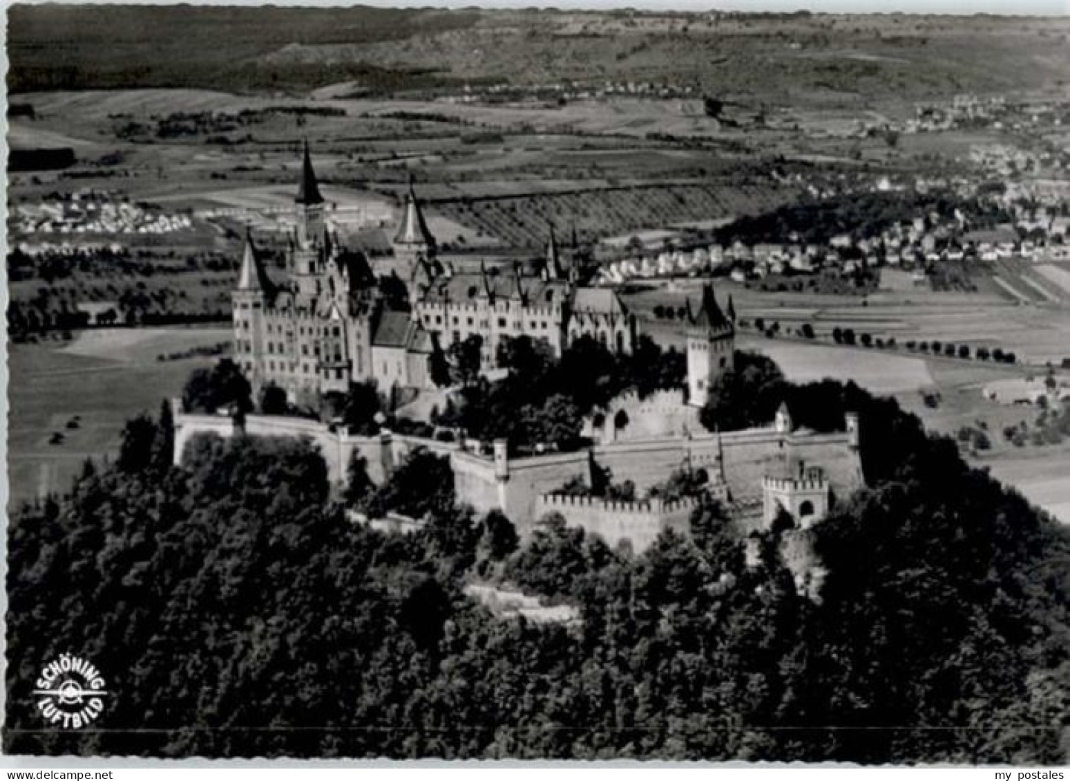 Hechingen Burg Hohenzollern Fliegeraufnahme