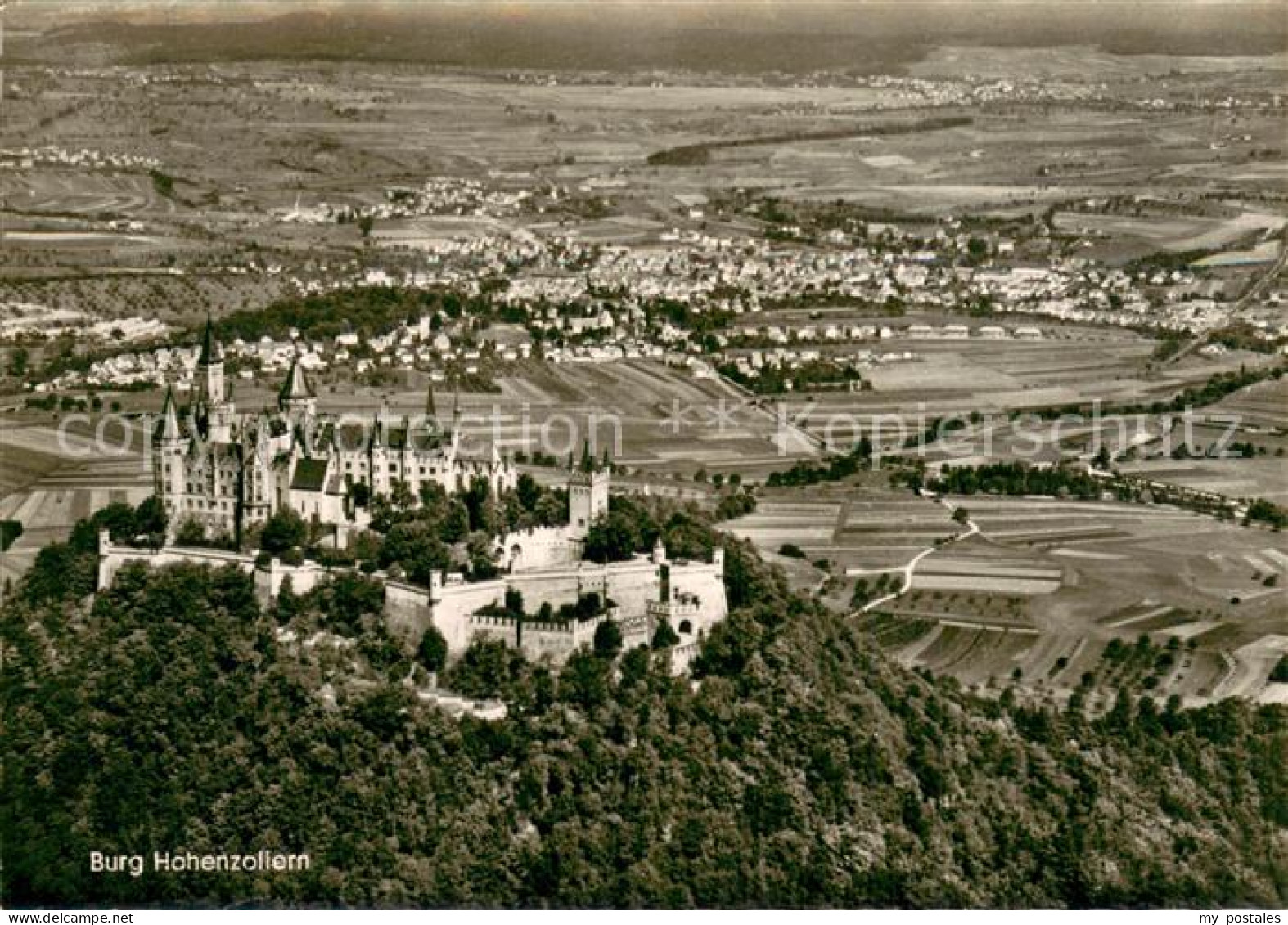 Hechingen Burg Hohenzollern Fliegeraufnahme