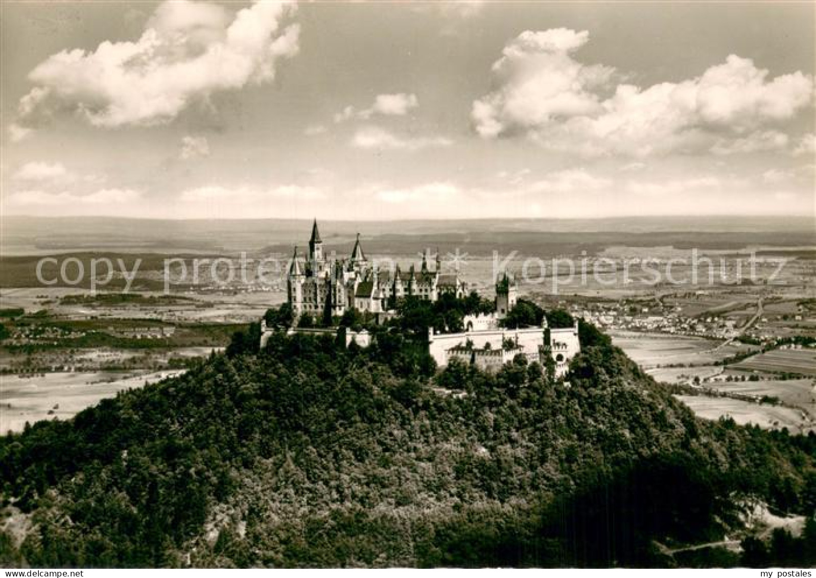 Hechingen Burg Hohenzollern Fliegeraufnahme