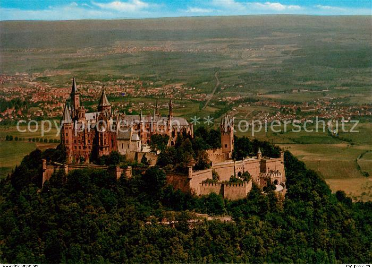 Hechingen Burg Hohenzollern Fliegeraufnahme