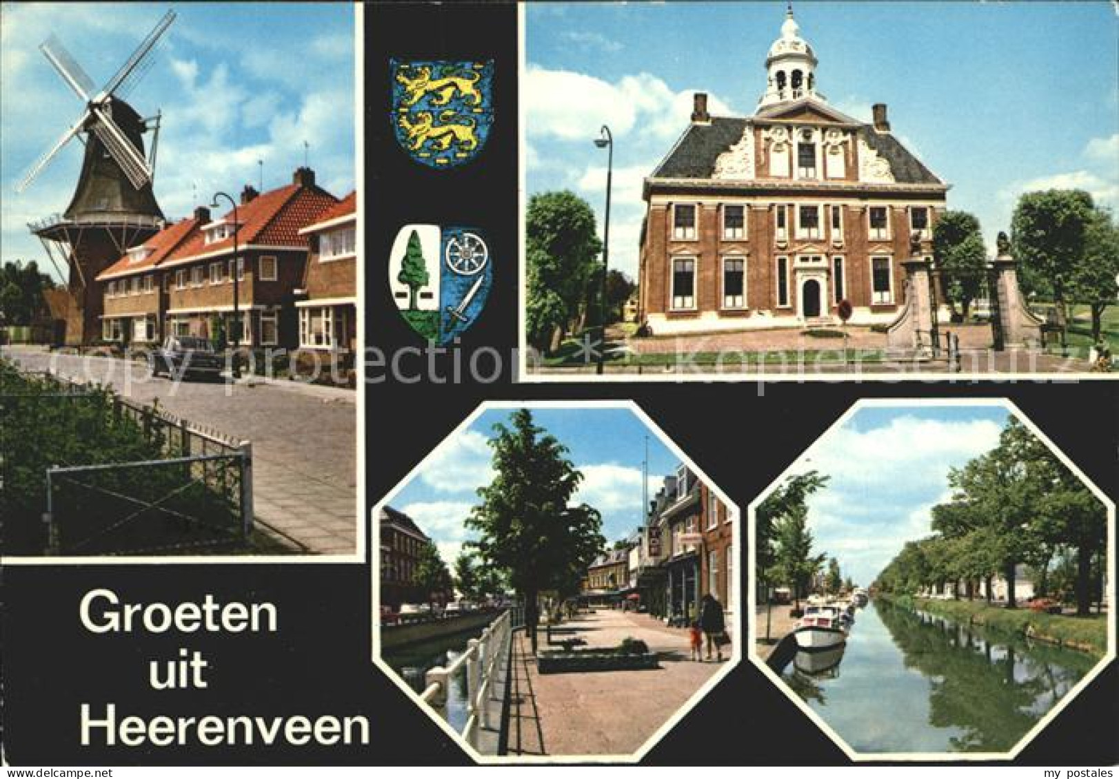 Heerenveen Muehle Rathaus Kanaele