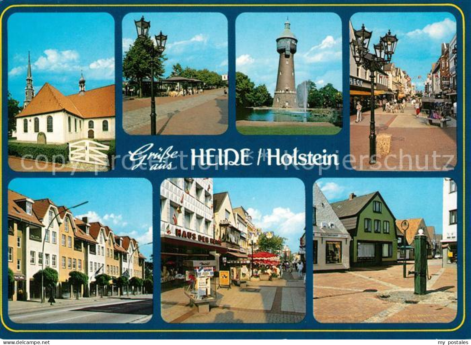 Heide Holstein Teilansichten Leuchtturm