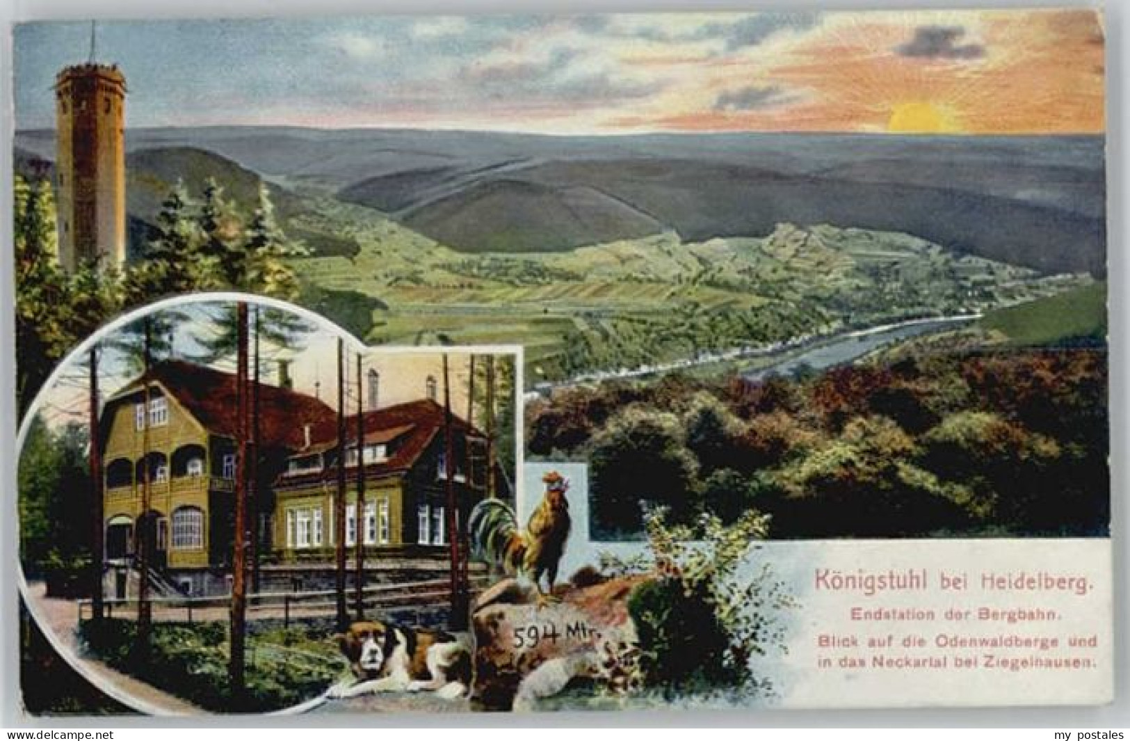 Heidelberg Neckar Heidelberg Koenigstuhl