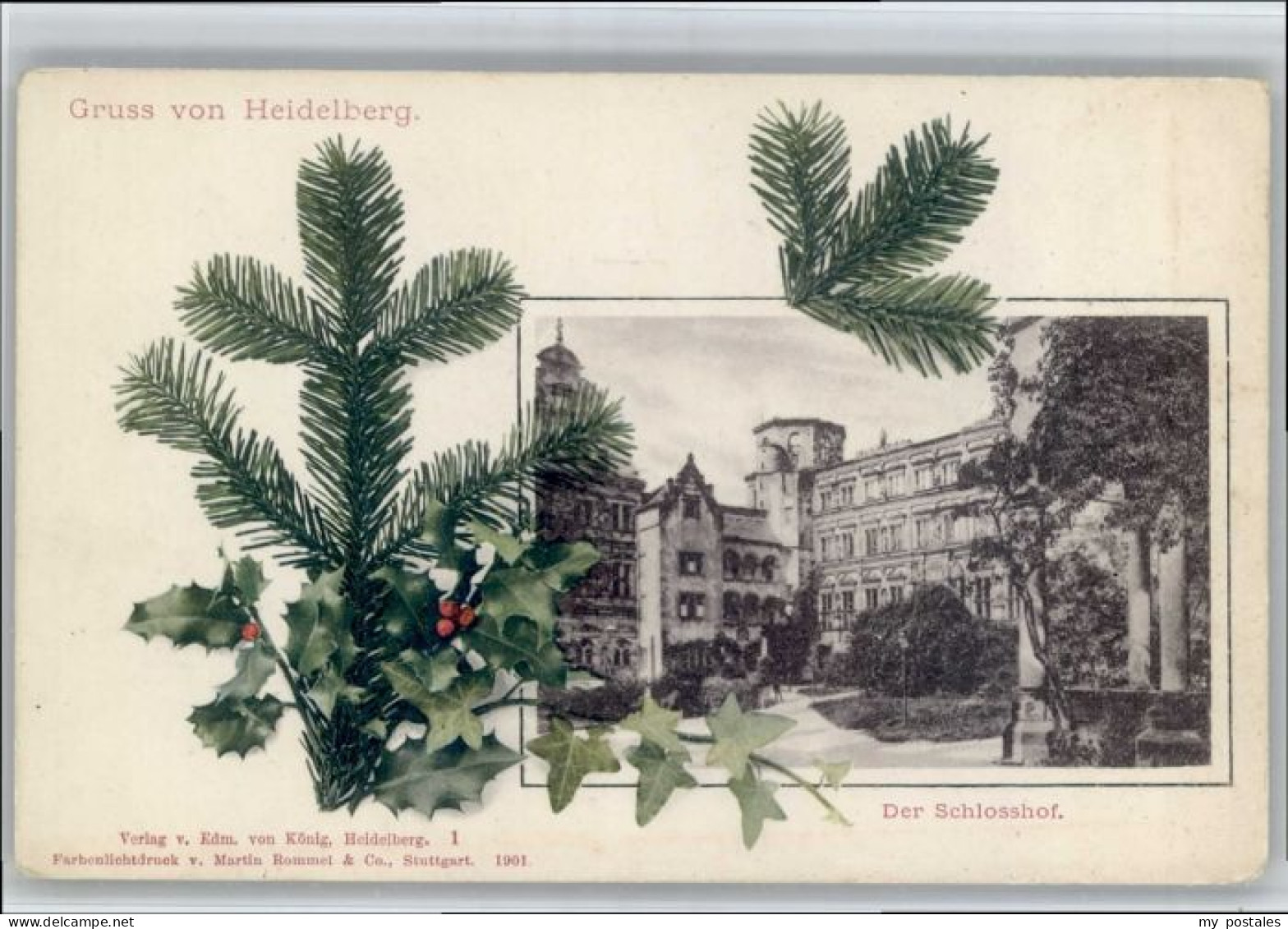Heidelberg Neckar Heidelberg Schlosshof
