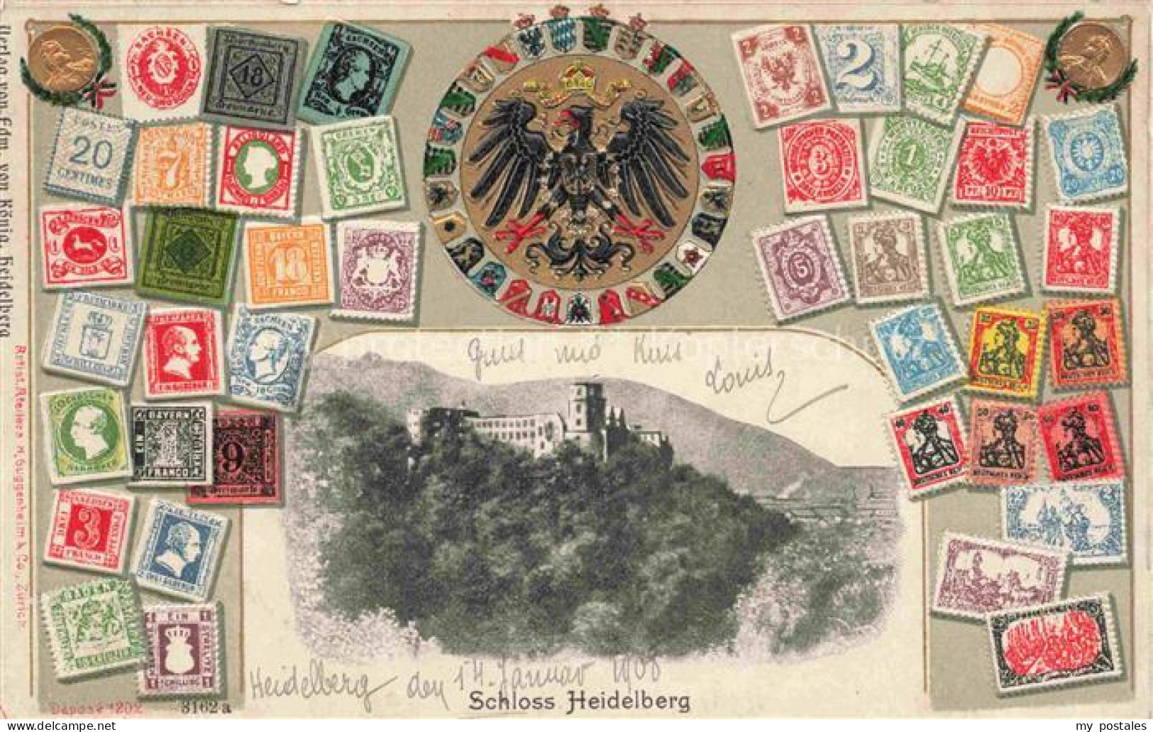 HEIDELBERG  Neckar Schloss Heidelberg