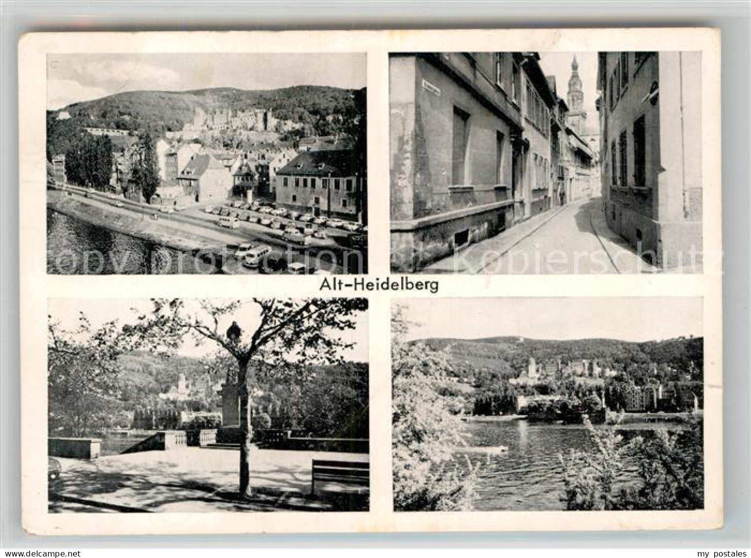 Heidelberg Neckar Teilansichten von Alt Heidelberg