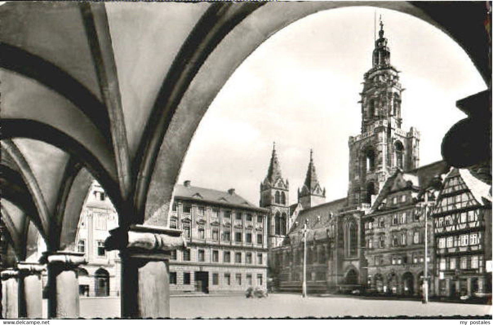 Heilbronn Neckar Heilbronn Marktplatz Kirche x 1958