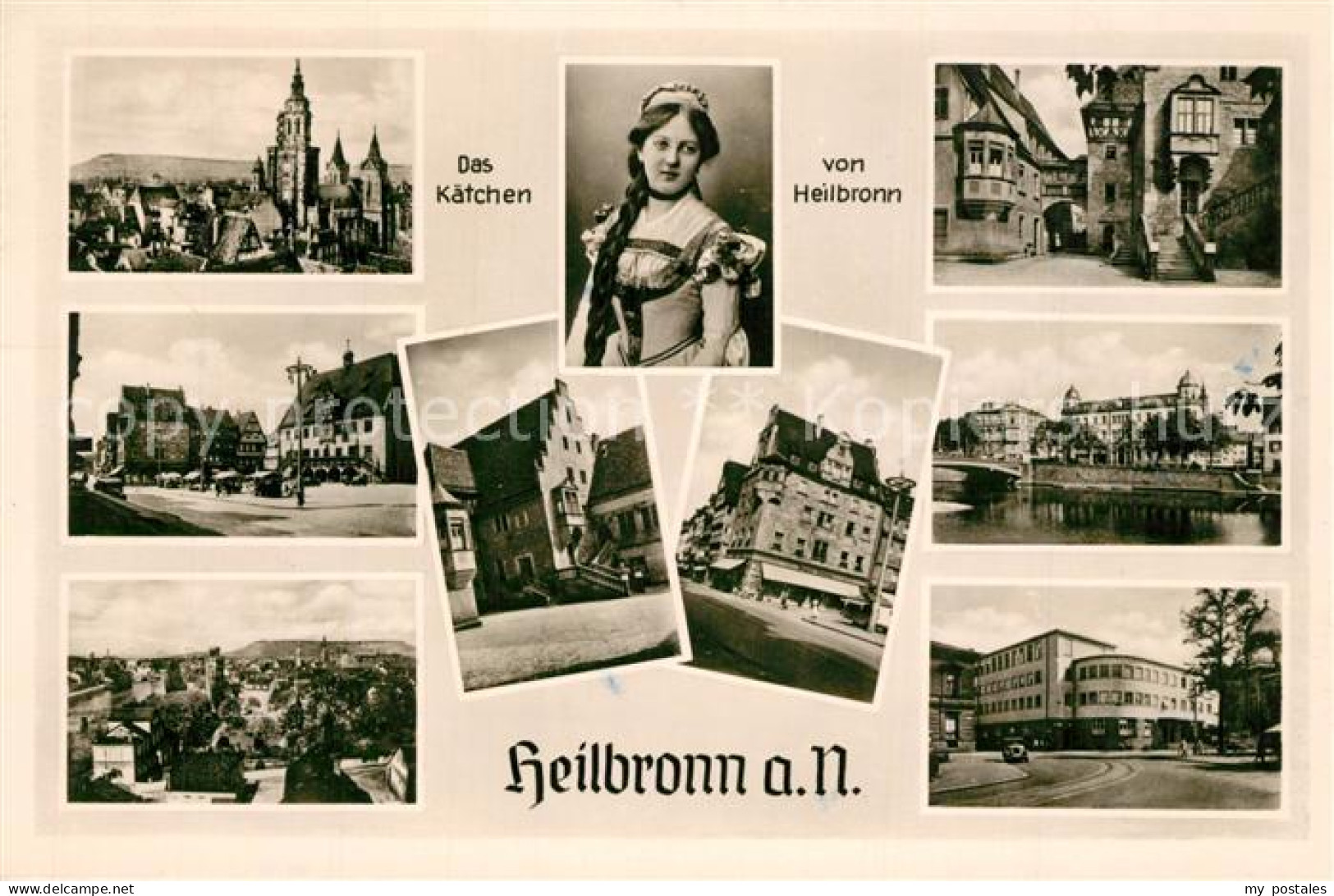 Heilbronn Neckar Kaetchen von Heilbronn Stadtansichten