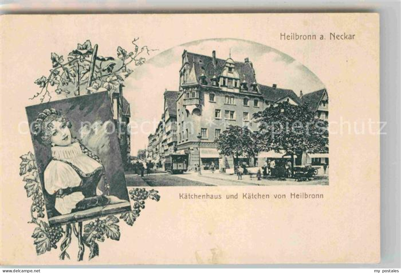 Heilbronn Neckar Kaetchenhaus und Kaethchen von Heilbronn