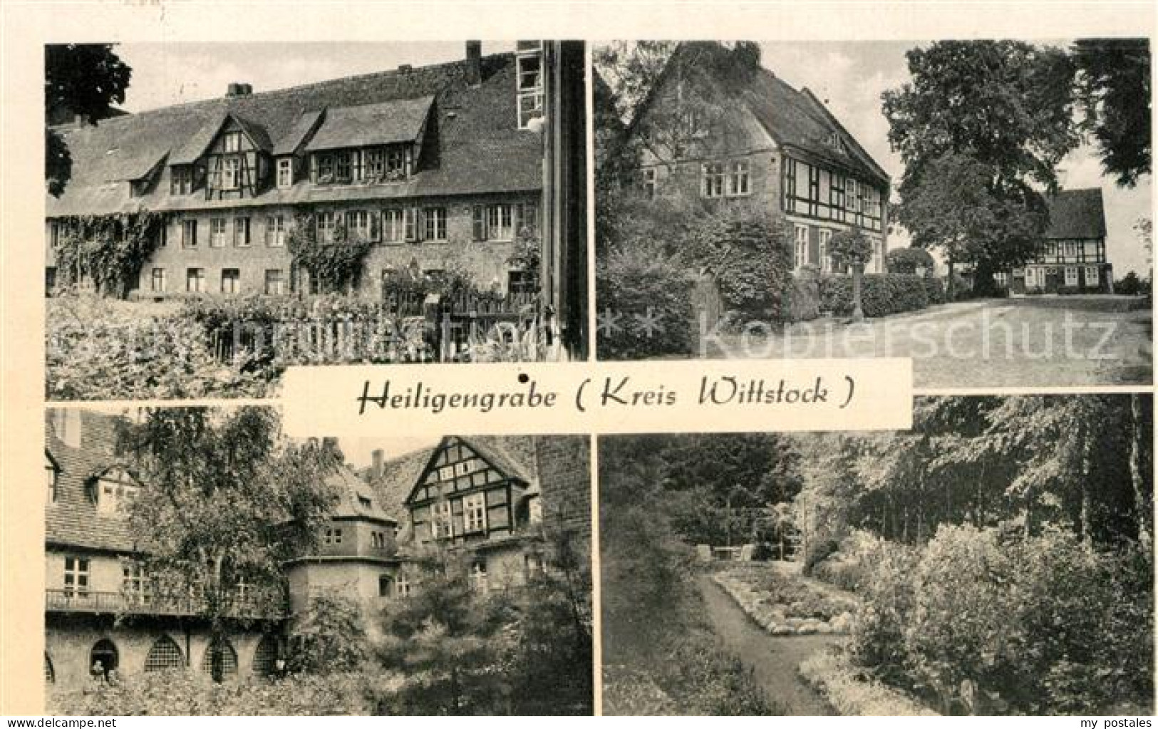 Heiligengrabe Teilansichten Alte Haeuser Park