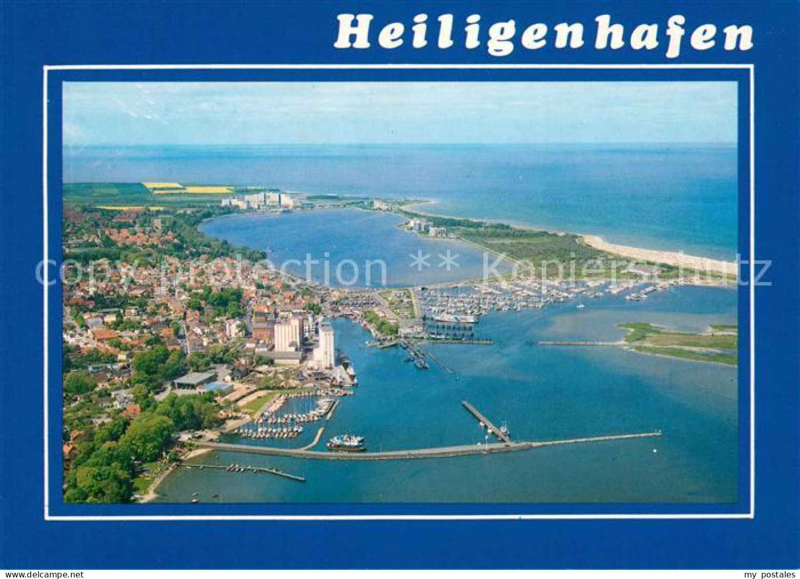 Heiligenhafen Ostseebad Fliegeraufnahme Hafen