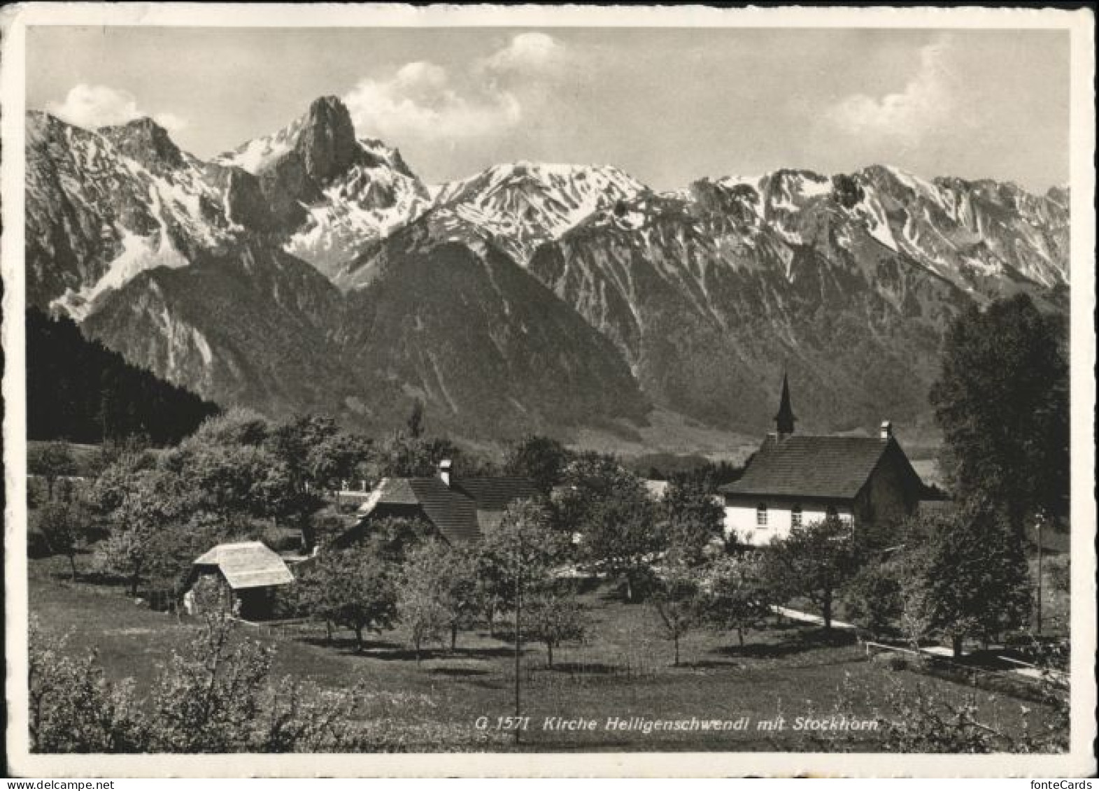 Heiligenschwendi Stockhorn Kirche Heiligenschwendi