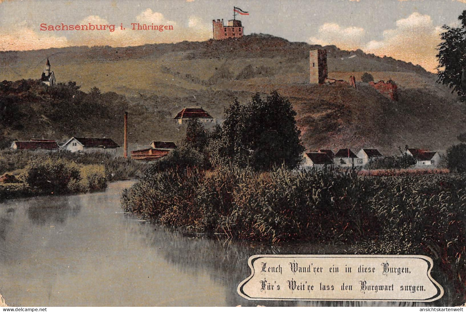 Heldrungen Sachsenburg gl1908 #177.326