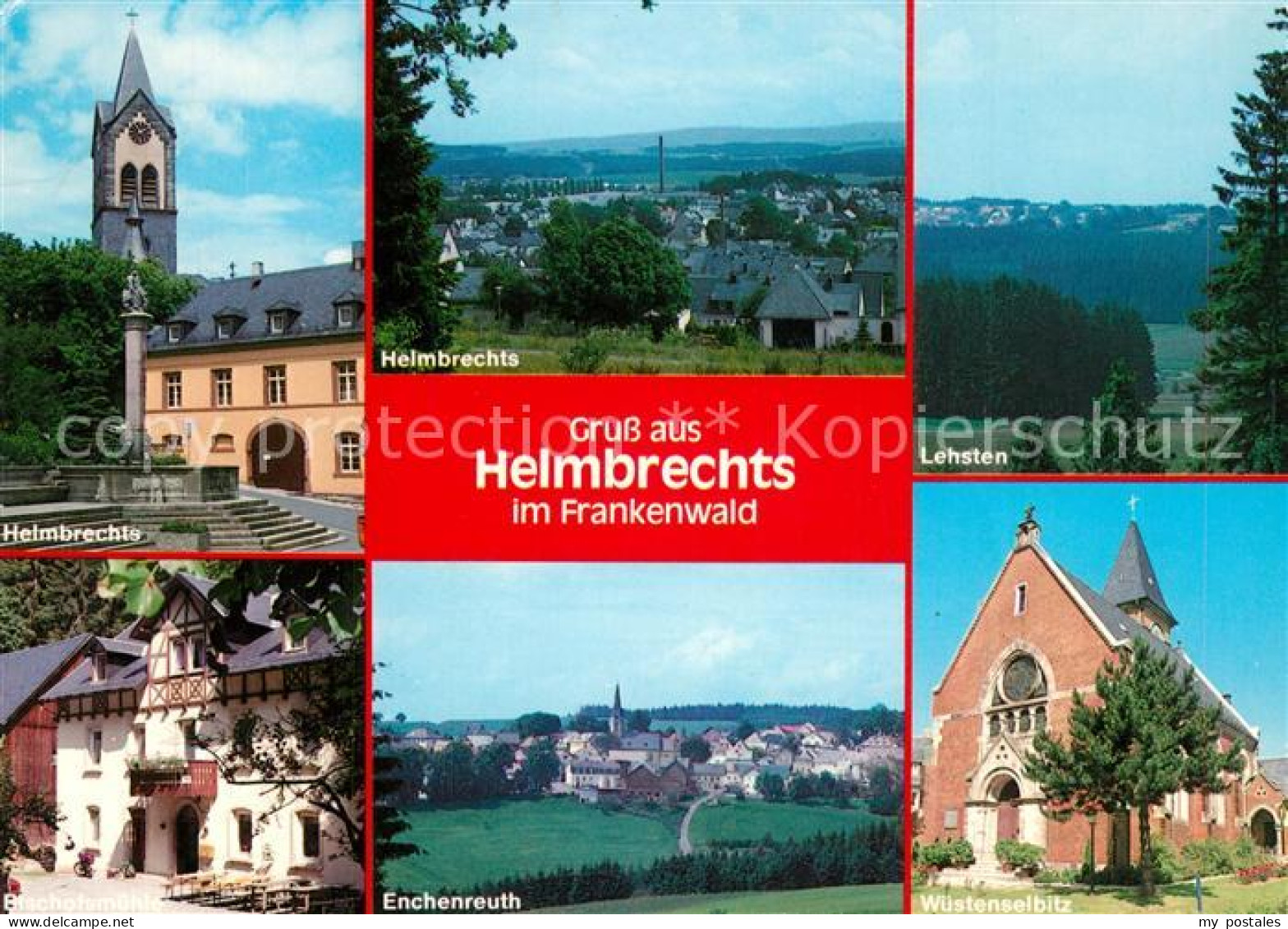 Helmbrechts Oberfranken Wuestenselbitz Enchenreuth Lehsten