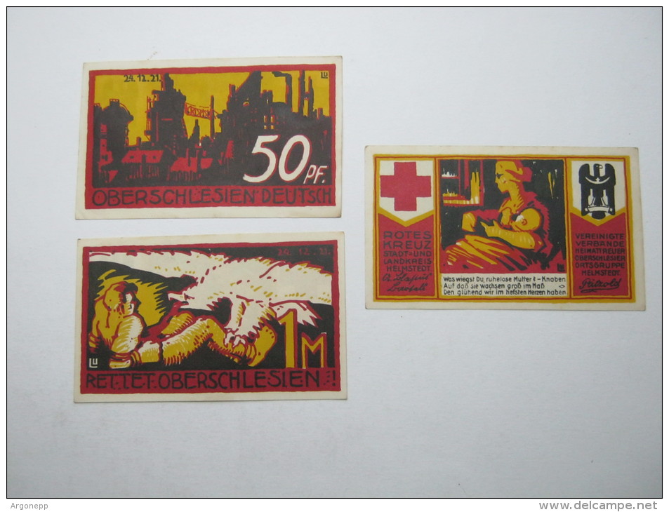 HELMSTEDT, 3   Geldscheine