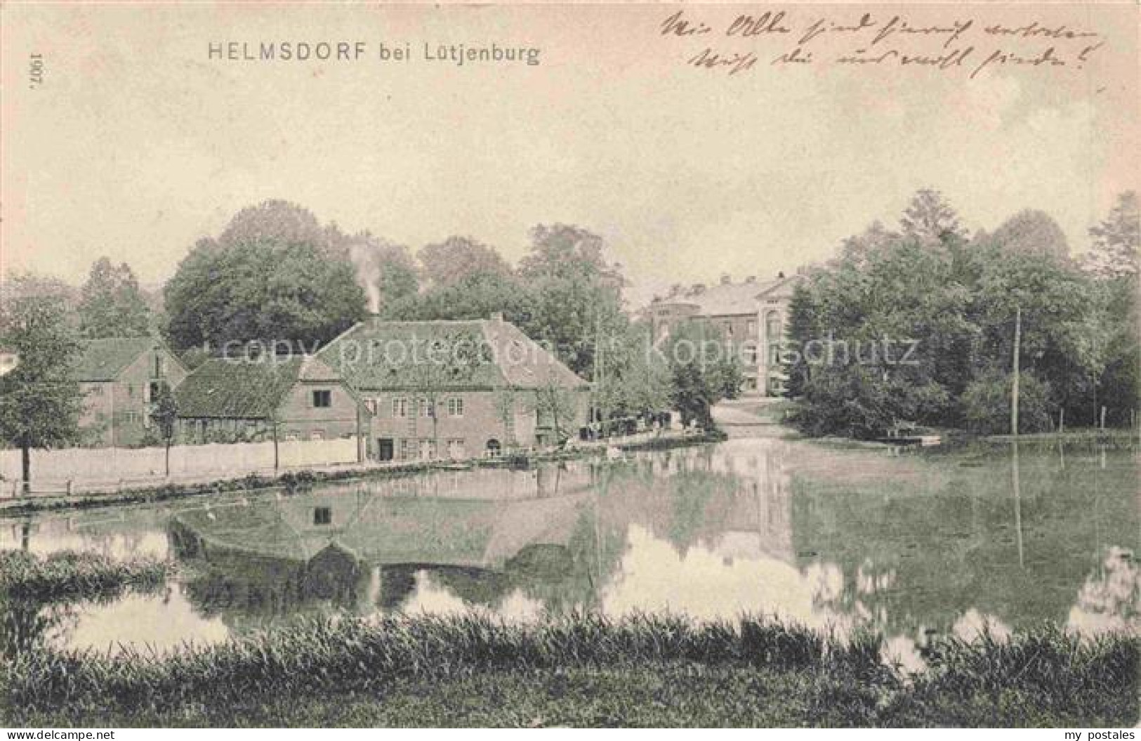 Helmstorf Luetjenburg Teilansicht Uferpartie am Wasser