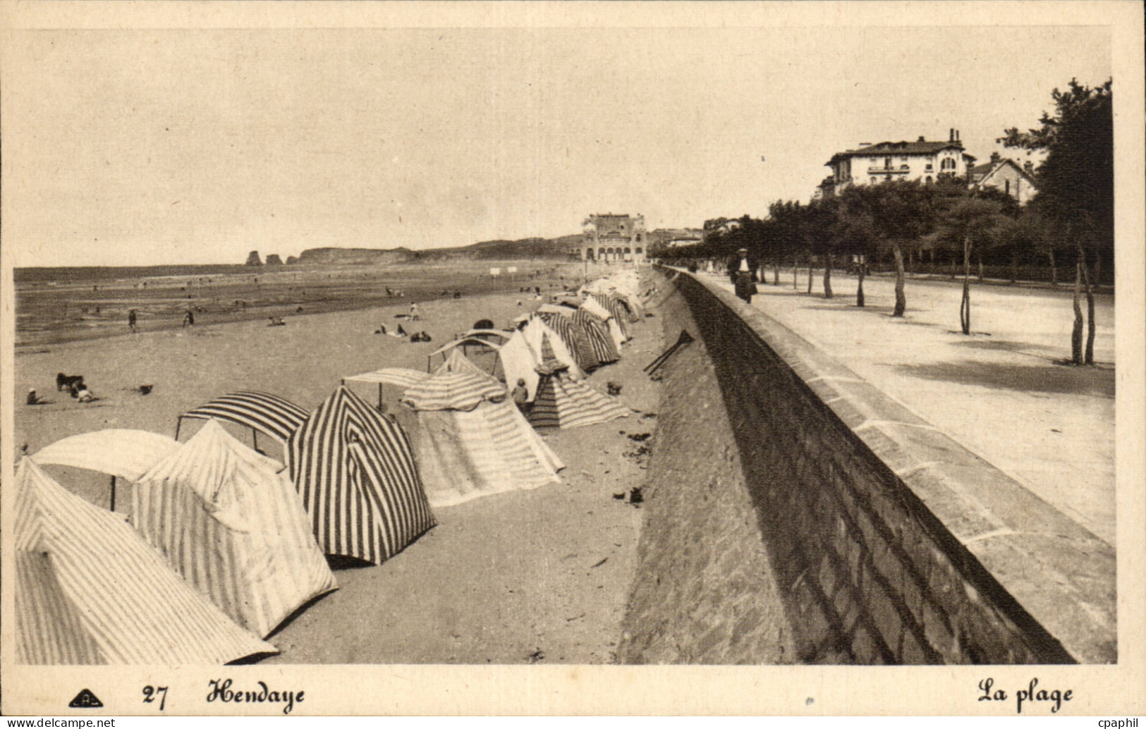 Hendaye CPA La plage
