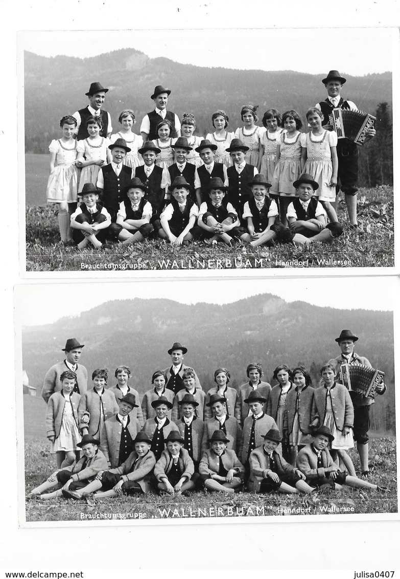 HENNDORF (Autriche) musique accordéon 2 cartes groupes gros plan