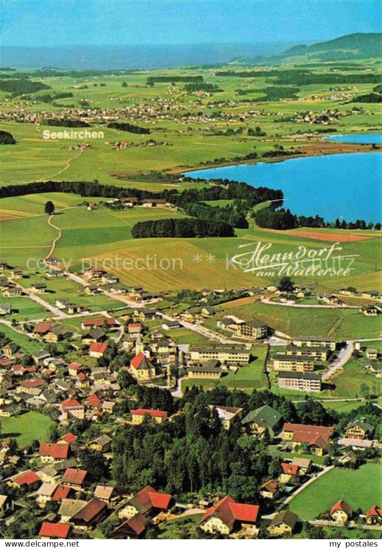 Henndorf Wallersee Salzburg AT Panorama Strandbad am Wallersee Sommerfrische