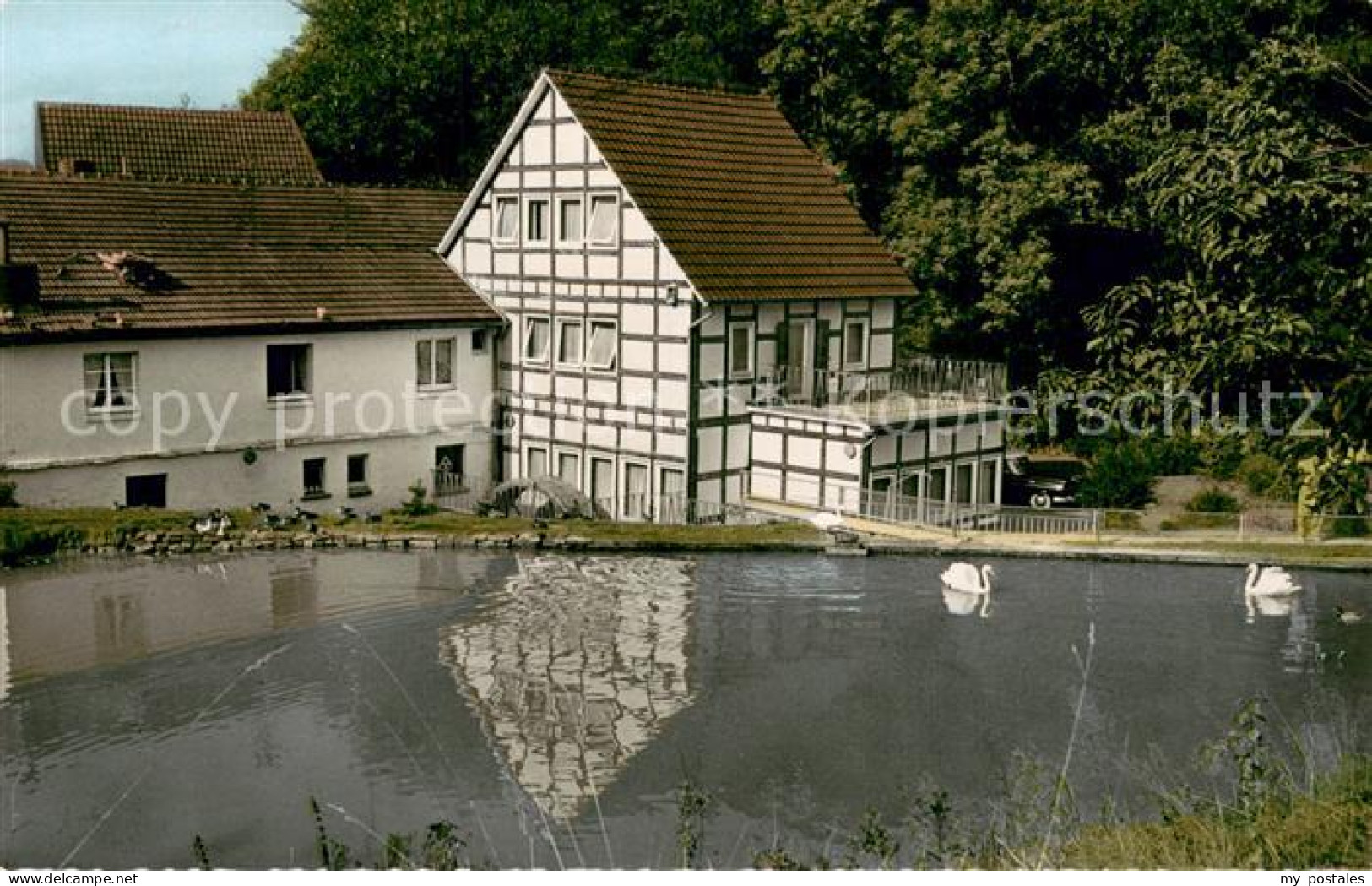 Hennef Sieg Hotel-Restaurant Winterscheider Muehle Fachwerkhaus