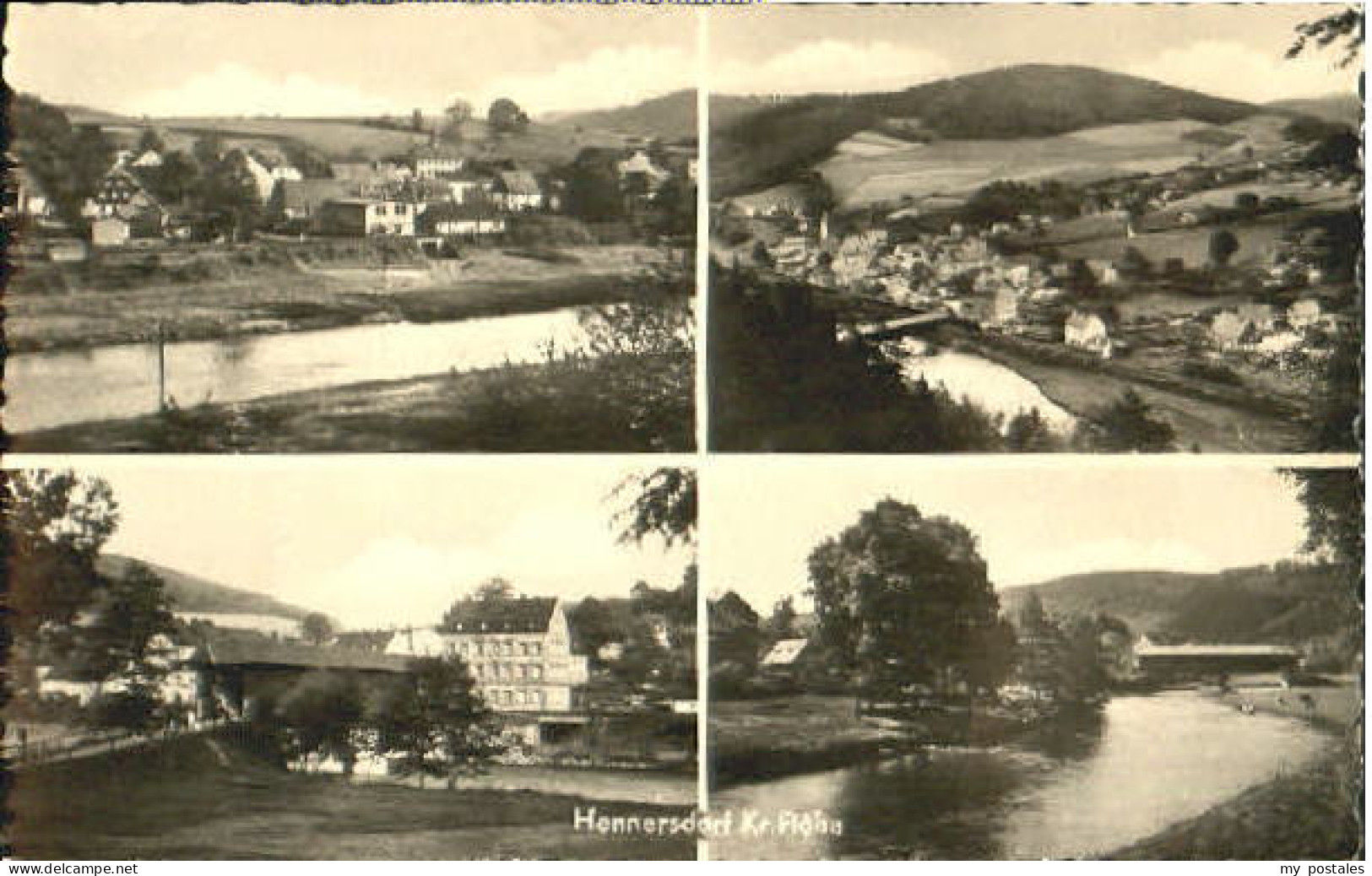 Hennersdorf Floeha Sachsen Hennersdorf  x 1960