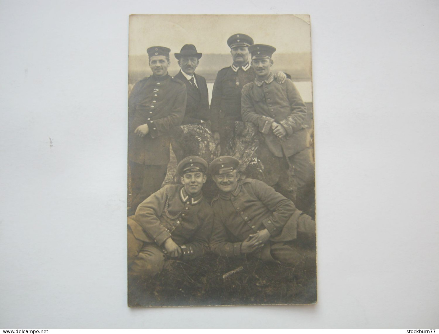 Henningsdorf  , Soldatenfoto , Schöne Karte um 1914