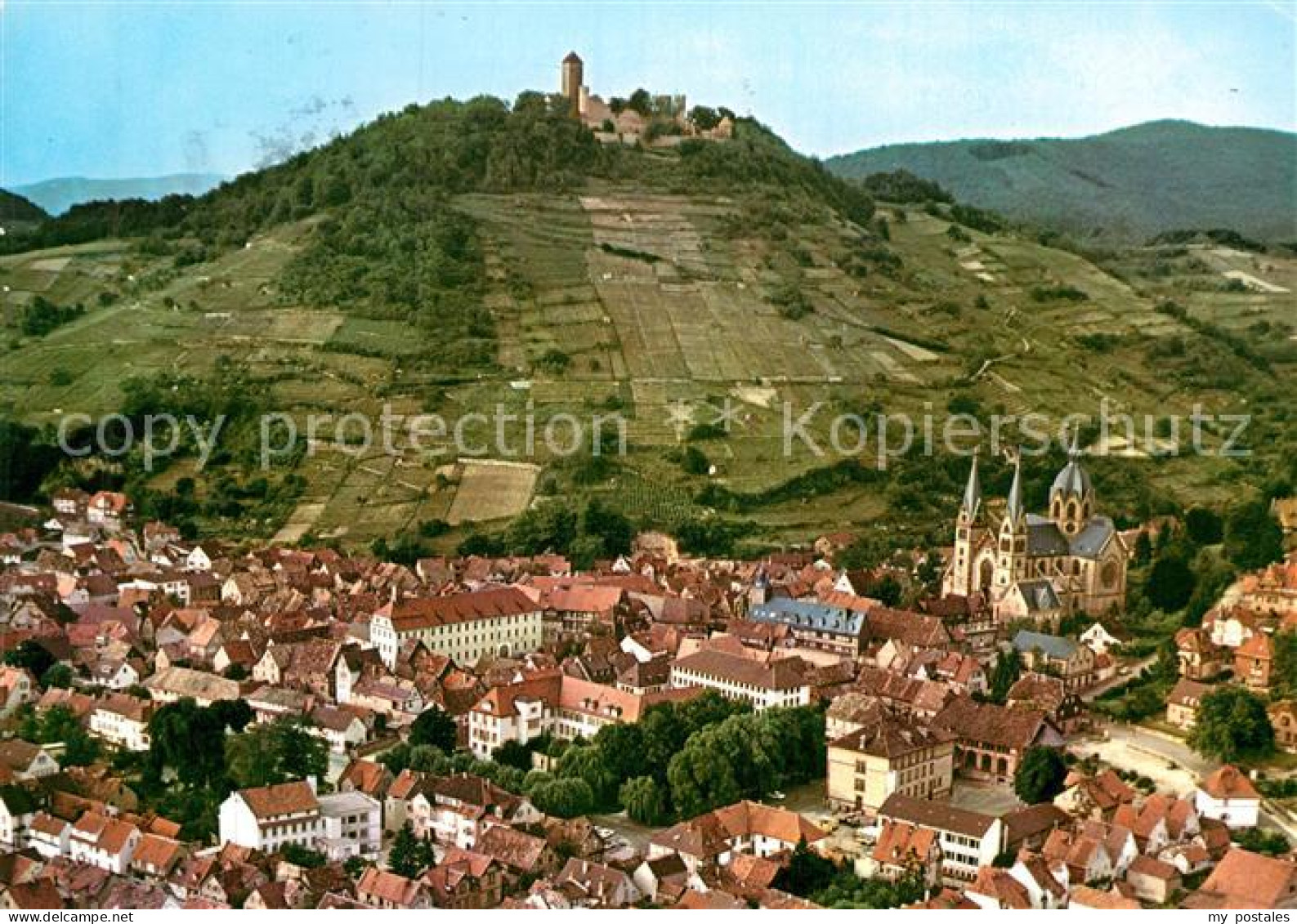 Heppenheim Bergstrasse Fliegeraufnahme