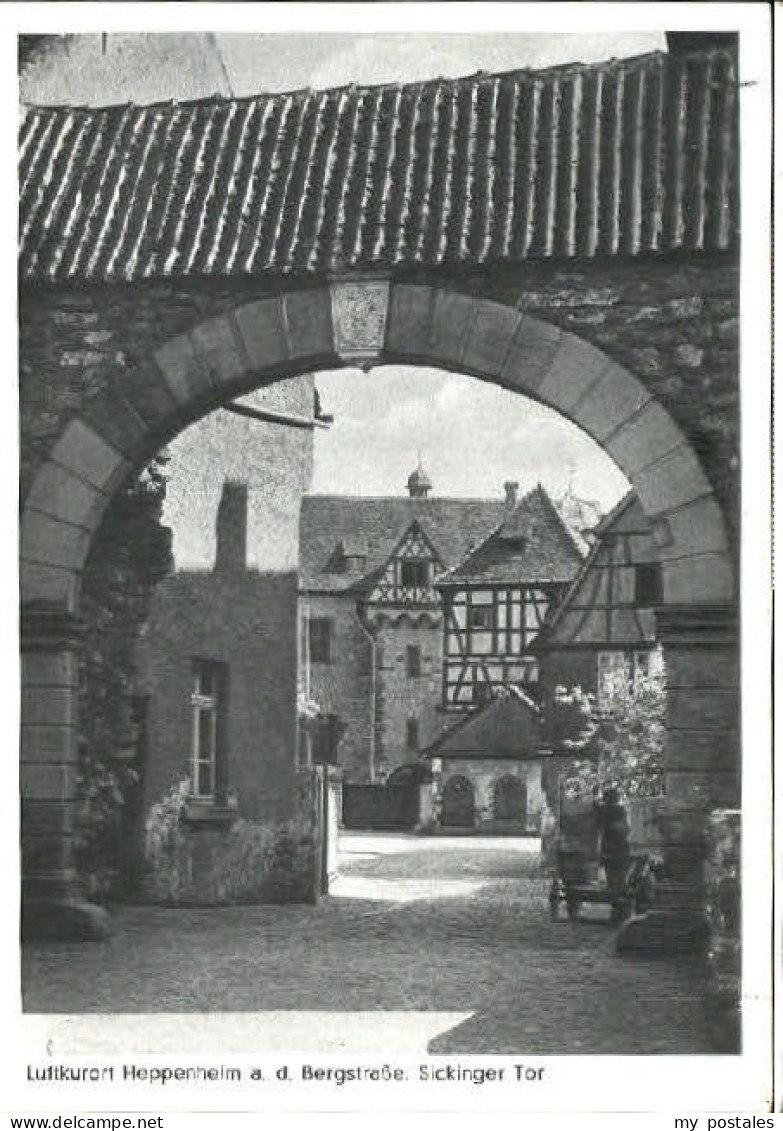 Heppenheim Bergstrasse Heppenheim a. d. Bergstrasse Sickinger Tor