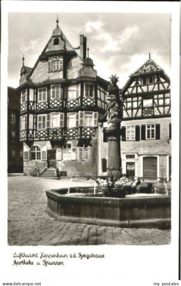 Heppenheim Bergstrasse Heppenheim Apotheke Brunnen