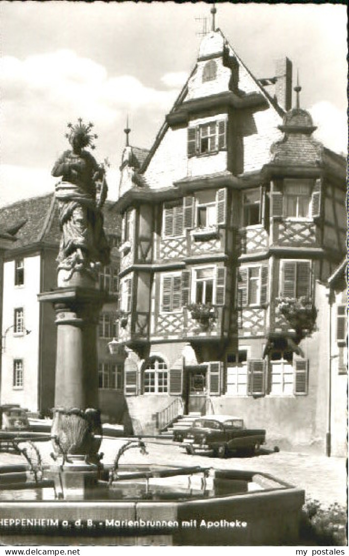 Heppenheim Bergstrasse Heppenheim Brunnen Apotheke