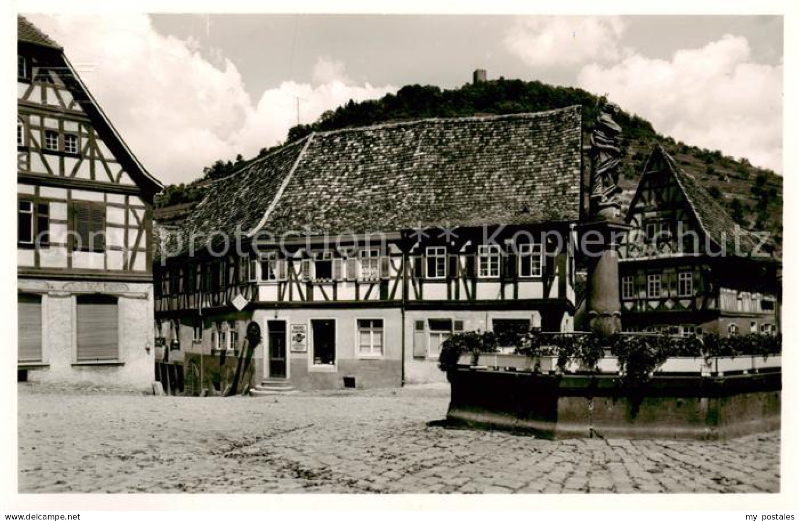 Heppenheim Bergstrasse Marktplatz Brunnen