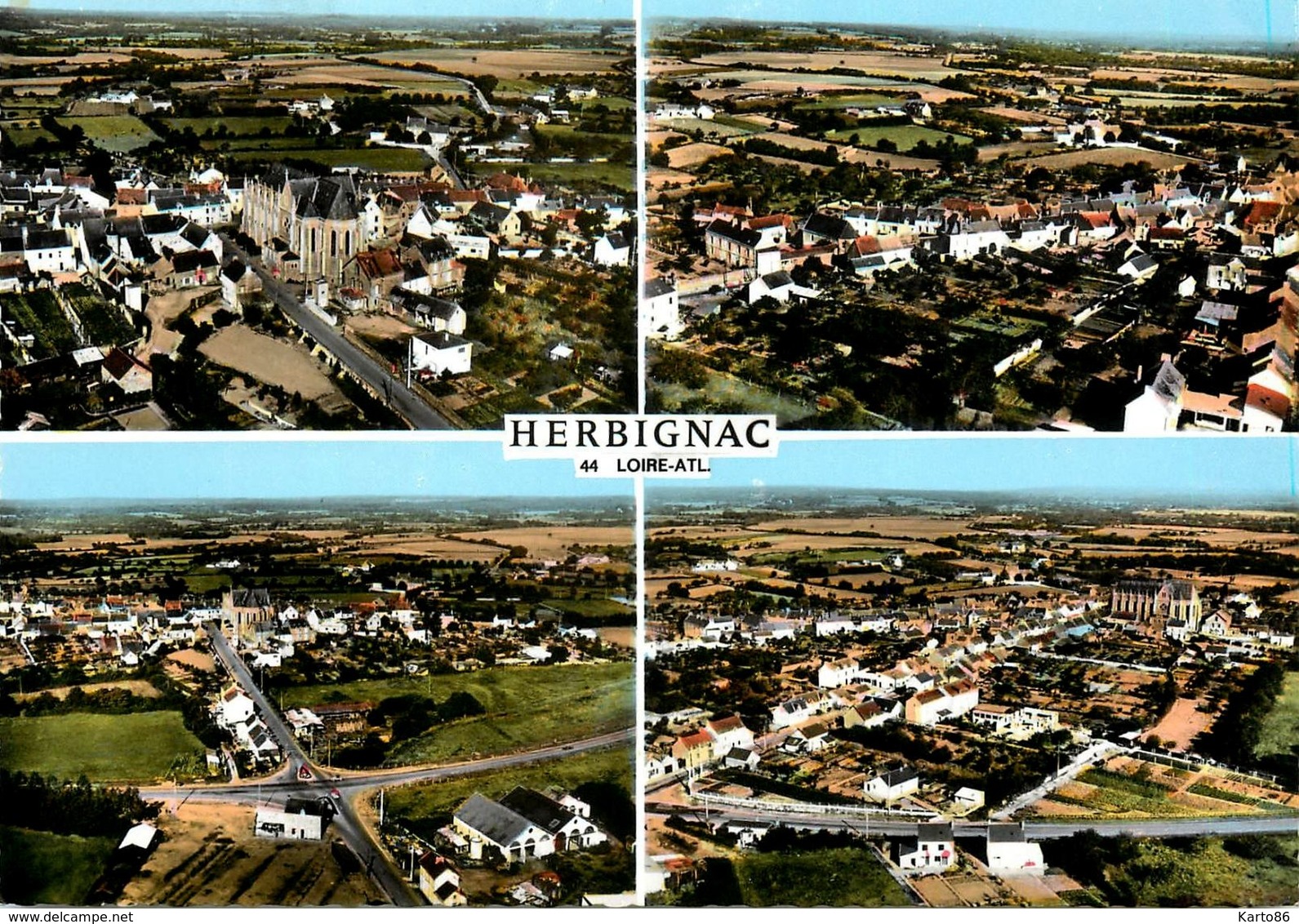 herbignac * souvenir du village * 4 vues