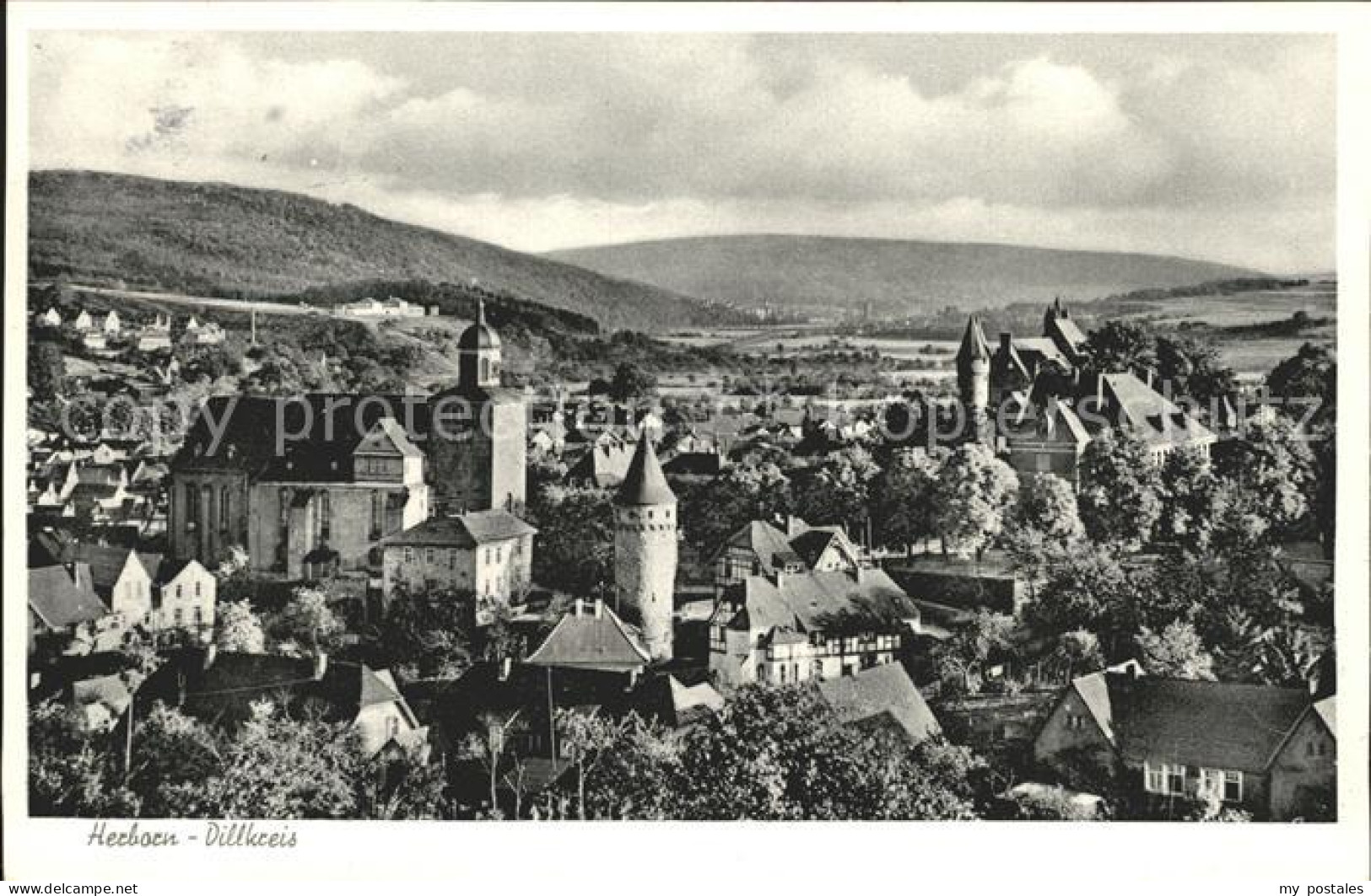 Herborn Hessen Blick auf Herborn