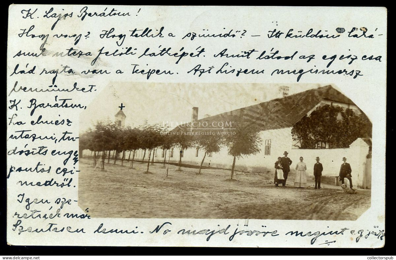 HERCEGFALVA 1905. Fotós képeslap