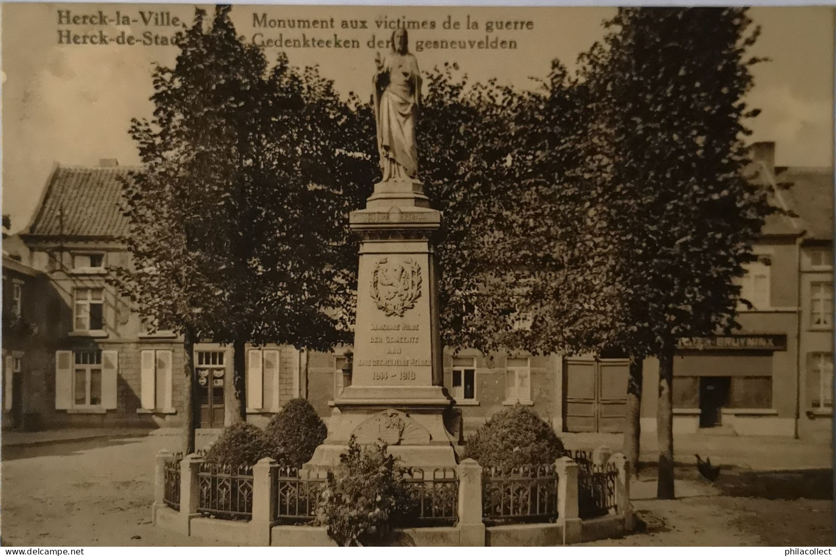 Herck La Ville - Herk de Stad // Monument aux victims de la Guerre (niet standaard zicht) 19??